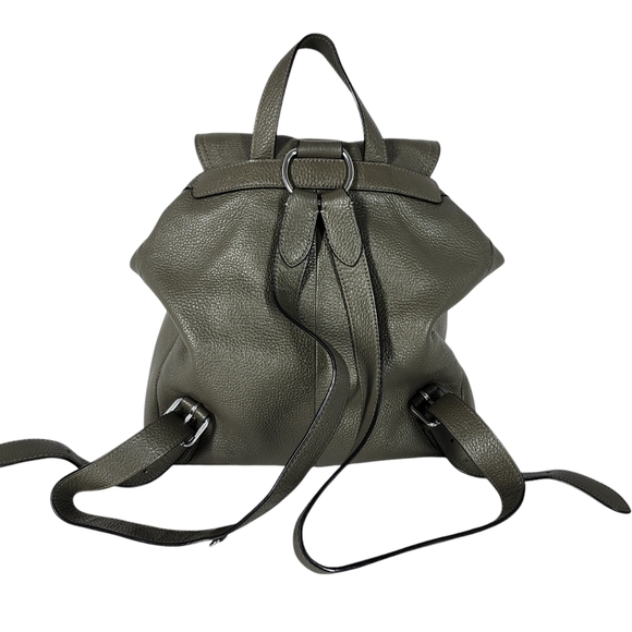 COACH PEBBLE LEATHER PENNIE BACKPACK main image 8